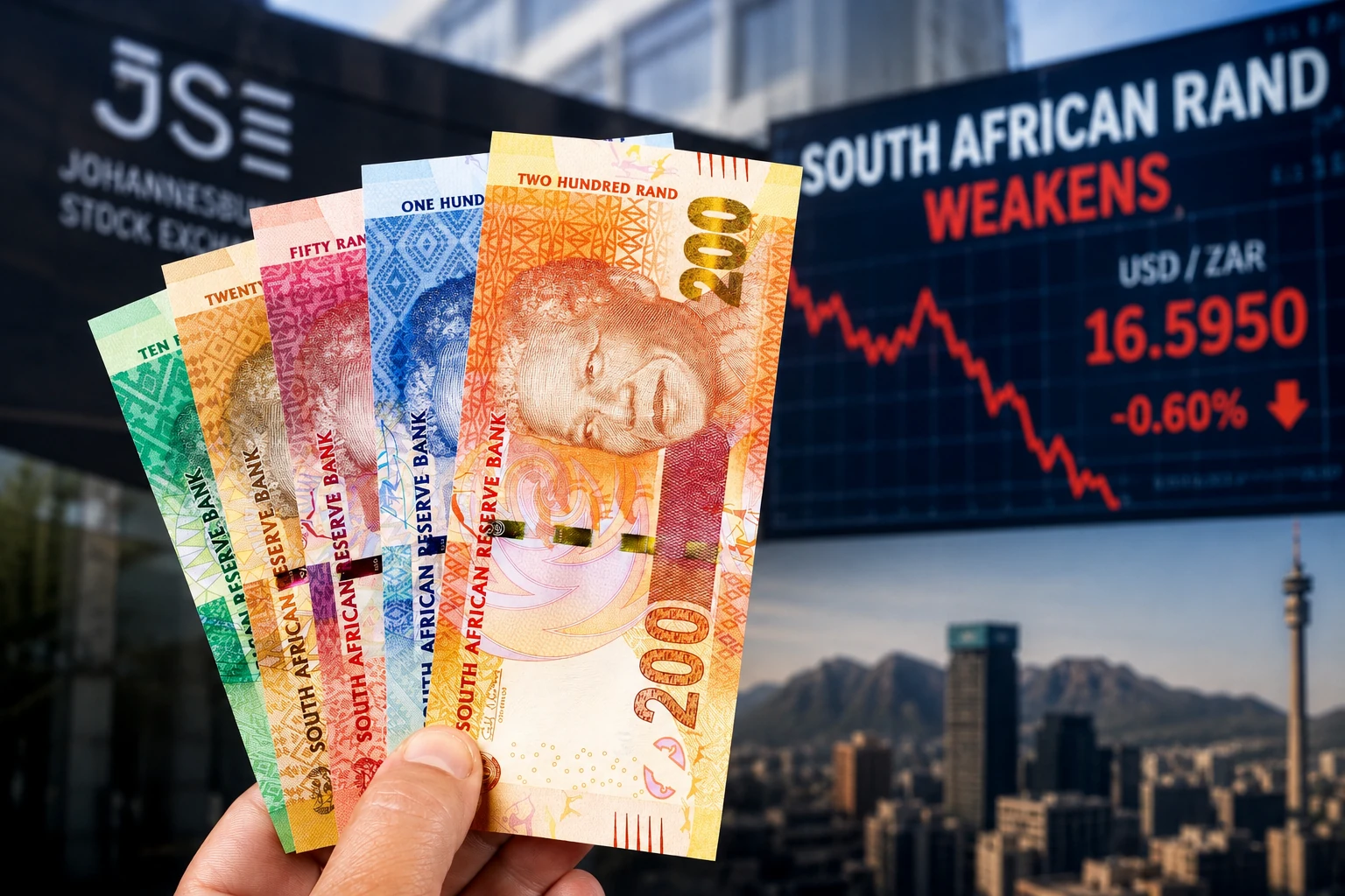 South African Rand Weakens Despite Stronger-Than-Expected Trade Surplus south african rand weakens despite stronger than expected trade surplus.webp
