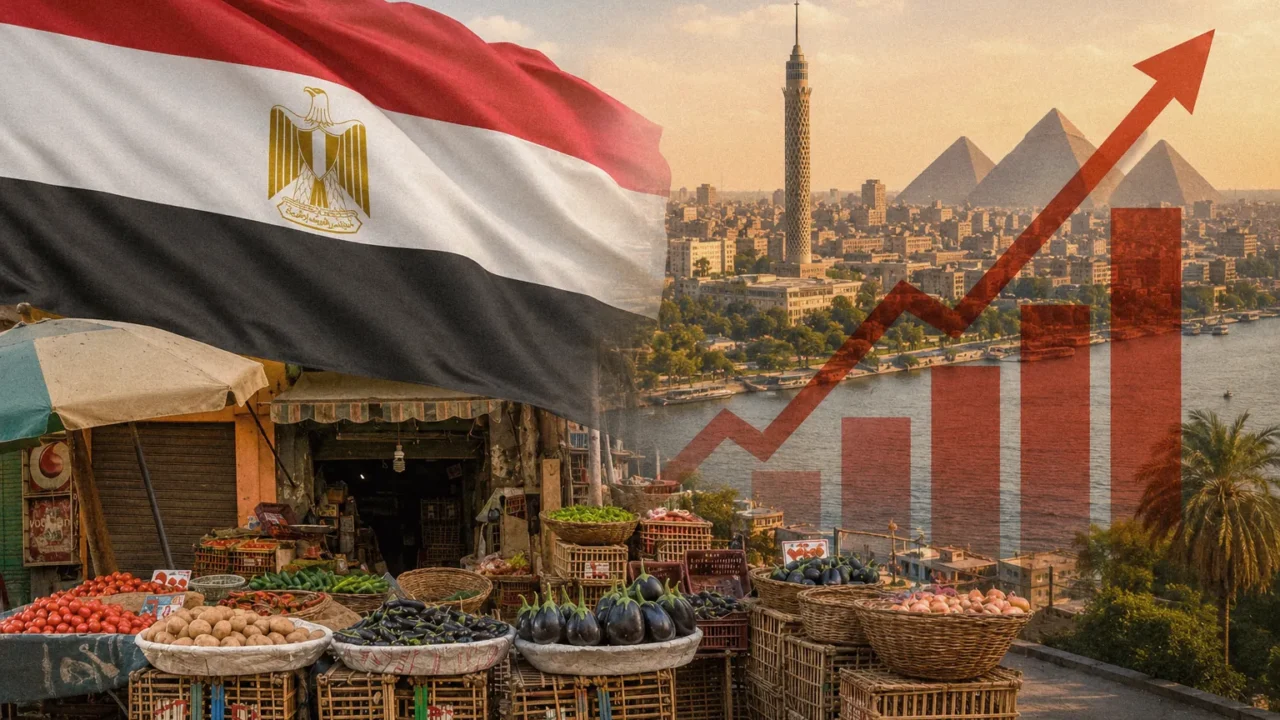 Egypt’s Urban Inflation Accelerates to 14.9% in July as Price Pressures Persist