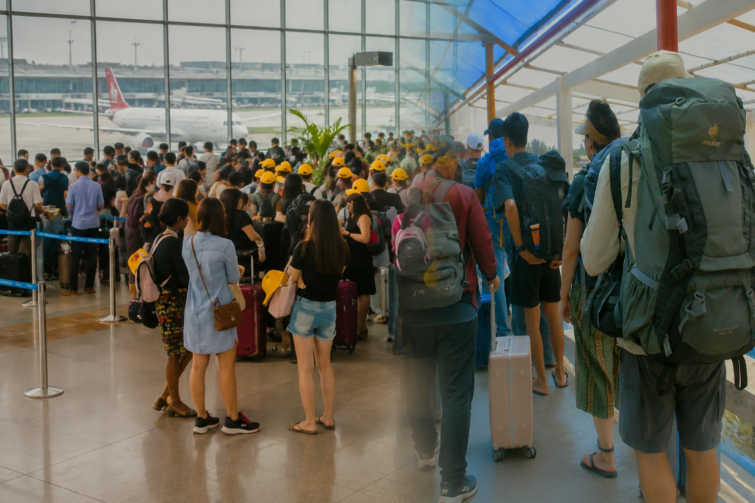 Kenya Airport Staff Strike Delays Thousands of Passengers Image of airport operations accompanying the JKIA staff strike report