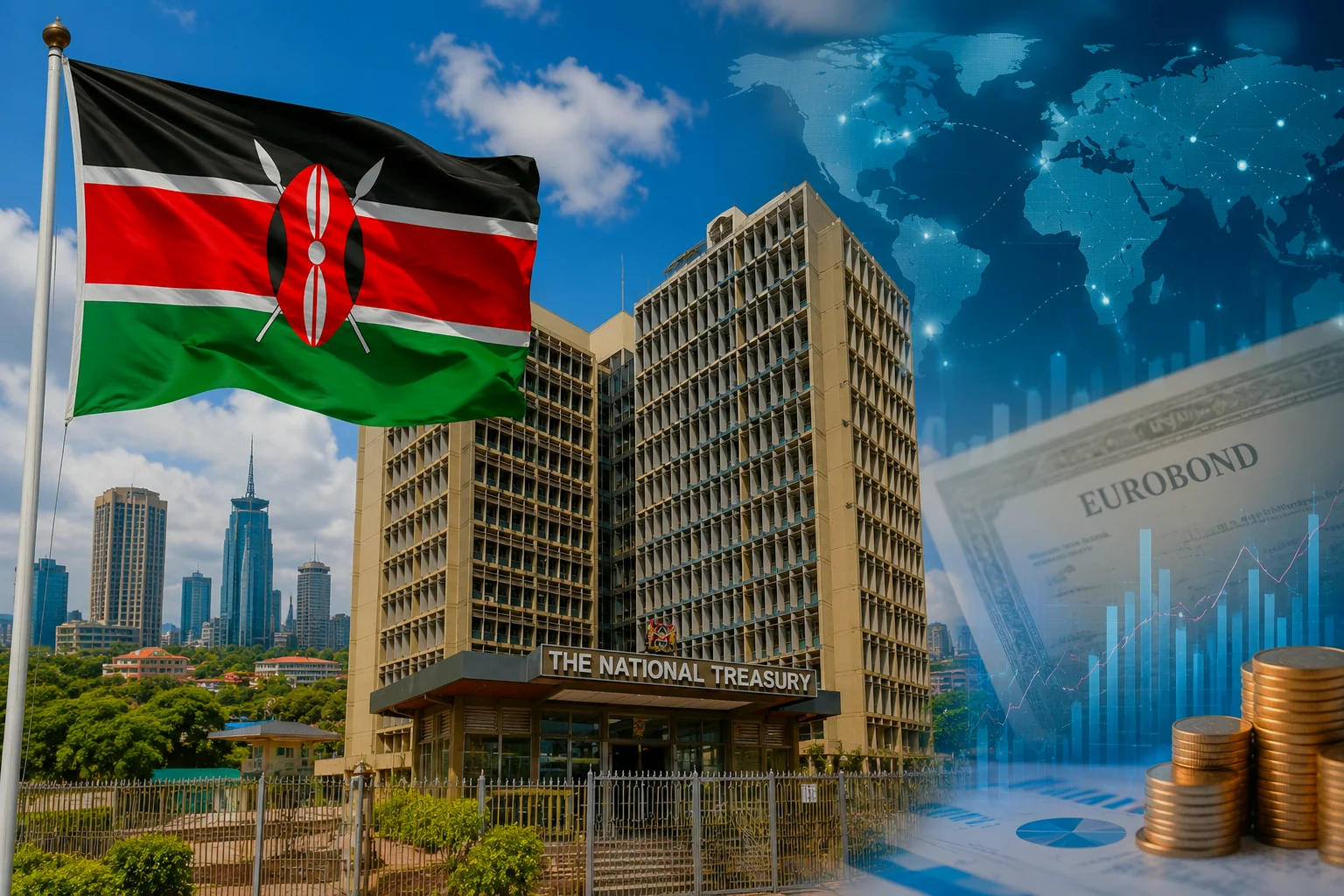 Illustration for Kenya’s planned Eurobond and Samurai bond issuance