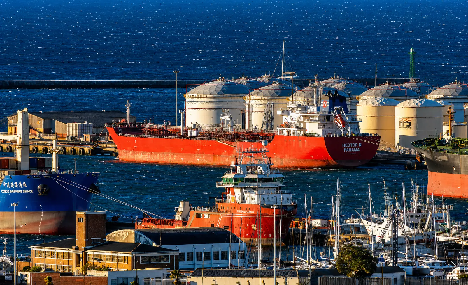 Sasol Buys 1 Million Barrels of Nigerian Crude as West African Oil Market Holds Steady Oil tanker at sea for Sasol's Nigerian crude purchase