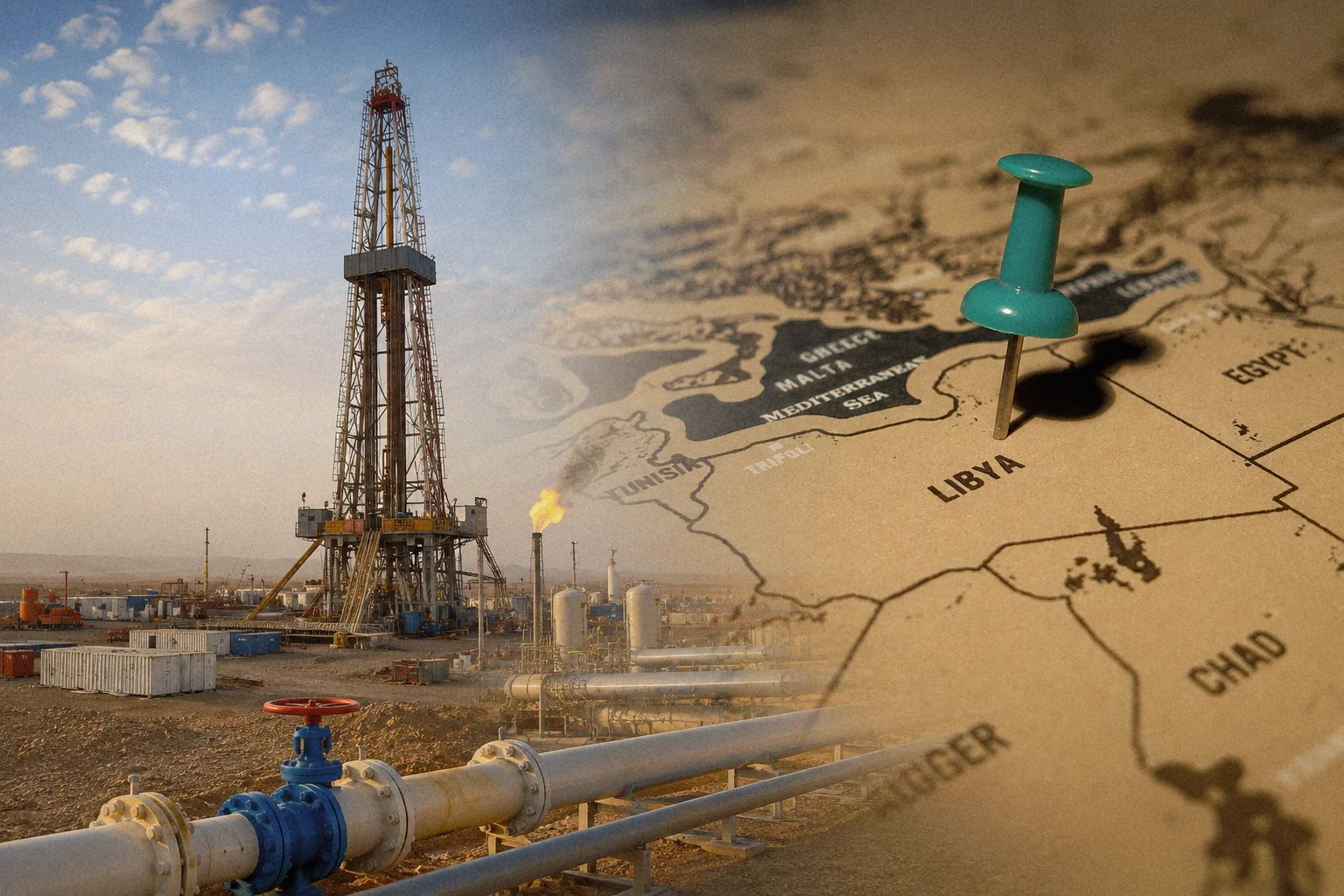 Sirte Oil Company image for the Al-Hatiba gas field update