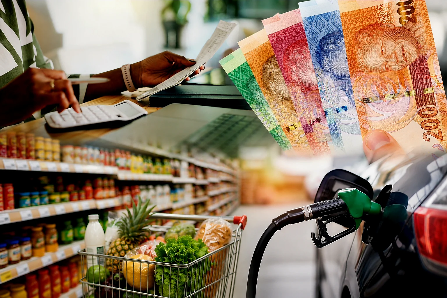 South Africa Inflation Eases Sharply to 4.3% in July South Africa inflation illustration